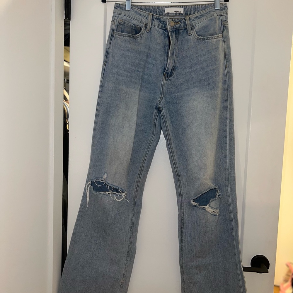 Women’s “ Barely Worn” Super High Rise 90s Vintage Flare Jeans VERVET. Size 28